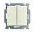 BASIC55 Выключатель 2кл с клавишей, chalet-white (2006/5 UC-96-5)