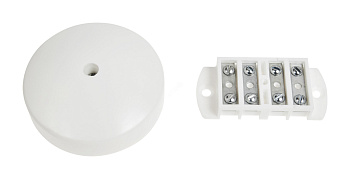 Коробка коммутационная УК-2П на 4 контакта винтовой зажим (УК-2П винт)