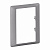 754241 Valena LIFE Рамка 1 пост для двойных розеток алюминий