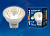 LED-MR11-3W/WW/GU4/220V GLZ21TR  Лампа светодиодная, 220V. Прозрачная. Теплый белый свет (3000K)