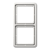 Jung Рамка на 2 поста , CD500 светло-серая