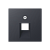 Jung Накладка 2-ой наклонной ТЛФ/комп розетки , A 500, Eco Profi черный матовый