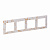754104 Valena LIFE Рамка 4 поста Ампир белый  
