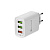Сетевое зарядное устройство для iPhone/iPad REXANT 3 x USB, 5V, 3 А + 1 А + 1 А, белое