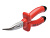 Длинногубцы изогнутые 160мм диэлектрические серии ЭКСПЕРТ КВТ