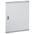 020273 Дверь металлическая плоская для XL3 160/400 для шкафа высотой 600/695мм