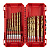 Набор сверл по металлу RedHEX™ HSS-TiN 19ед. (2-10мм) GEN II 48-89-4860