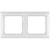 774452 VALENA Рамка 2п белая