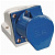 Розетка стационарная ССИ-113 2Р+РЕ 16А 200-250В IP44 IEK 