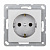 Jung Розетка с заземлением 16А , ECO Profi, алюминий