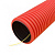 Труба гофрированная двустенная ПНД гибкая тип 450 (SN6) с/з красная d200 мм (35м/уп) Промрукав