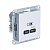 AtlasDesign USB РОЗЕТКА тип-C 65W высокоскоростная зарядка QC, PD, механизм, БЕЛЫЙ