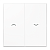 Jung Клавиша жалюз выкл с символом стрелки 2-кл, LS 990 белый