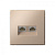 ArtGallery РОЗЕТКА двойная компьютерная RJ45+RJ45, кат.6А , ПЕСОЧНЫЙ 