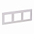 754003 Valena LIFE Рамка 3 поста белая