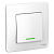 BLANCA Выключатель 1кл скр. уст. с подсветкой 10А 250В белый