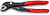 KNIPEX COBRA клещи переставные, 32 мм (1 1/4"), под ключ 30 мм, 150 мм, серые, 1К ручки