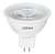 Лампа светодиодная LED 5Вт GU5.3 2700К 500Лм CRI95 спот 12В (замена 50Вт) OSRAM прозрачный рассеиват