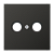 Jung Накладка TV-FM розетки , LS 990 антрацит металл