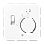 Jung Крышка для регулятора подогрева пола CD 500/CD plus  белая