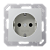 Jung Розетка с заземляющими контактами 16 А / 250 В~, A500 алюминий