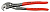 KNIPEX RAPTOR клещи переставные - гаечный ключ, 10 - 32 мм (3/8" - 1 1/4"), L-250 мм, серые