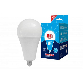 Лампа светодиодная Norma LED-A140-55W_4000K_E27_FR_NR