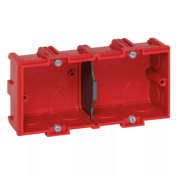 Batibox Коробка 2 поста 40мм для кирпичной стены