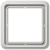 Jung Рамка на 1 пост ,  CD500 светло-серая