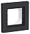 AtlasDesign AQUA Рамка IP44 на 1 пост , КАРБОН