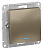 AtlasDesign 1-клавишный ВЫКЛЮЧАТЕЛЬ с подсветкой, схема 1а, 10АХ, механизм, ШАМПАНЬ