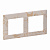 754112 Valena LIFE Рамка 2 поста Ампир бежевый 
