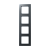Jung Рамка на 4 поста , A Creation антрацит пластик