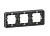 РАМКА, 3-постовая без винтов, АНТРАЦИТ, IP55