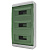 BNZ 40-36-1 Щит навесной 36 мод. IP41, прозрачная зелёная дверца